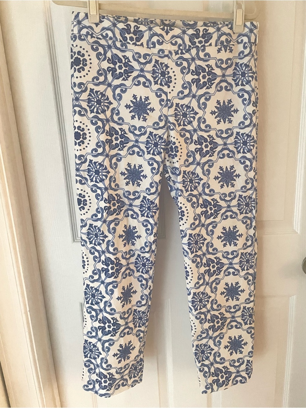 Talbots Heritage Cotton Stretch Slim Ankle Pants